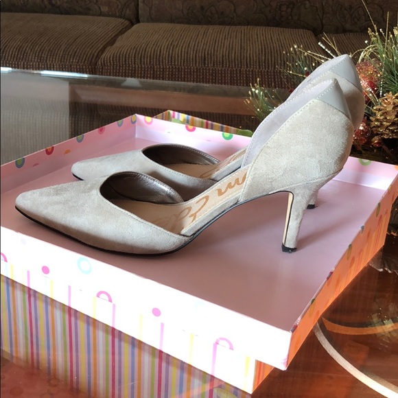 Sam Edelman grey suede pumps - Picture 4 of 6